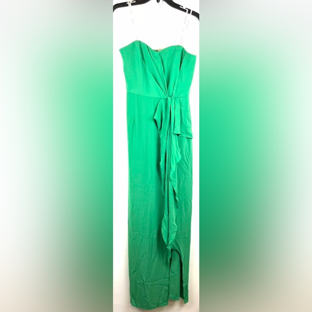 Halston Green Maxi Dress